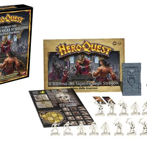 HEROQUEST: il RITORNO del SIGNORE degli STREGONI EDIZIONE ITALIANA Espansione HASBRO